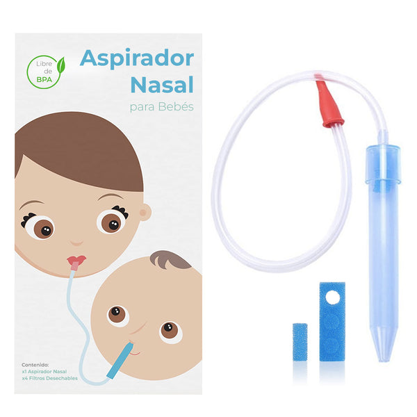 Aspirador Nasal para bebé con filtros higiénicos